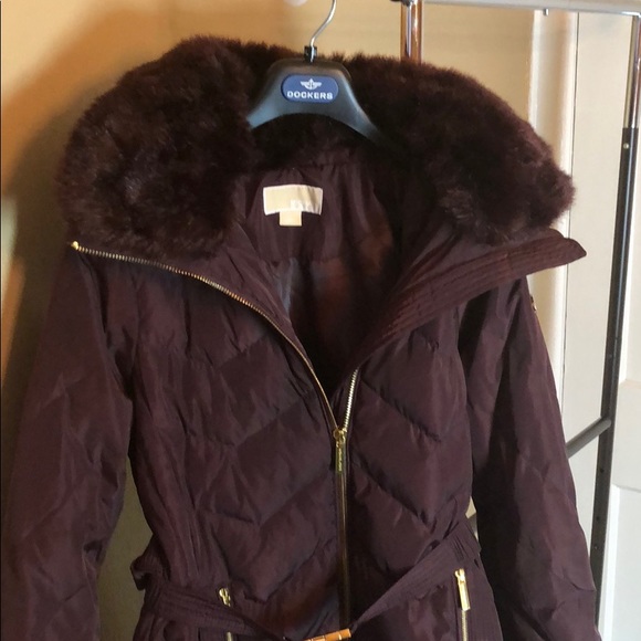 Michael Kors Burgundy Puffer Coat for Women | Color: Black | Size: M | Momtee007's Closet